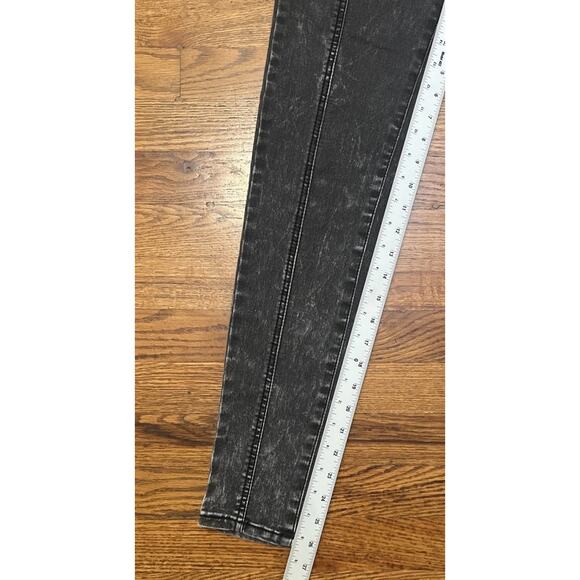 Mossimo Supply Co Jeans Black Womens 3 Skinny Stretch Zipper Jambe Moulante Zipp - Picture 6 of 8